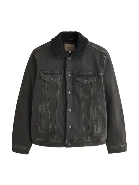 Next Prechodná bunda  čierny denim