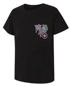 Husky Tee Patch K 134, black Dětské bavlněné triko