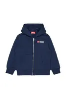 Detská bavlnená mikina Diesel SDROPSHOODZ OVER SWEAT-SHIRT