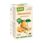 APOTHEKE Zázvorový s pomarančom čaj BIO 20 sáčkov