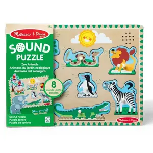 Melissa & Doug puzzle so zvukovými efektmi ZOO