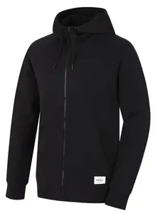 Husky  Brool M black, S Pánska bavlnená mikina