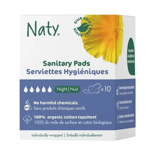 NATY Dámské vložky noční (10ks)