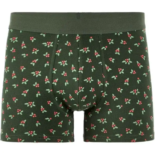 CELIO XMIBOHOLLY Pánske boxerky v darčekovom balení, khaki, veľkosť