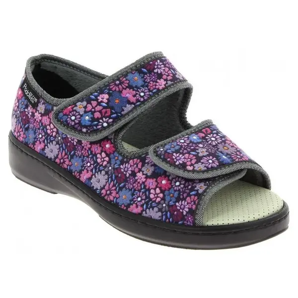 PodoWell ARRAS zdravotní sandálek pro oteklé nohy dámský vínová, velikost: 36