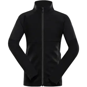 ALPINE PRO DOZERO Detská rýchloschnúca mikina, čierna, veľkosť 104-110