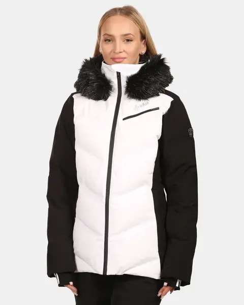 Dámská lyžařská bunda kilpi skimmia-w bílá 38