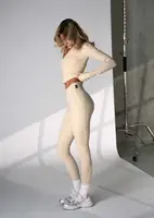 Dámské legíny kfit® sand béžová s