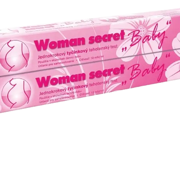 WOMAN SECRET Baby těhotenský tyčinkový test 2 ks
