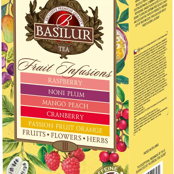 BASILUR Fruit Infusions Assorted Vol. III. přebal 20 x 1.41 g