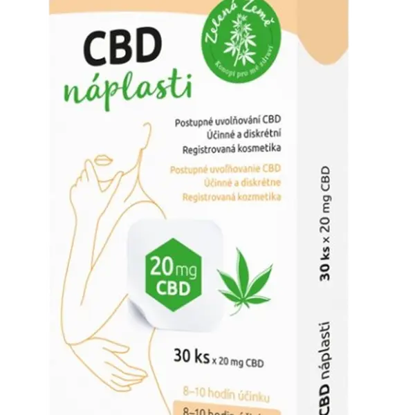 ZELENÁ ZEMĚ CBD náplasti 30 ks