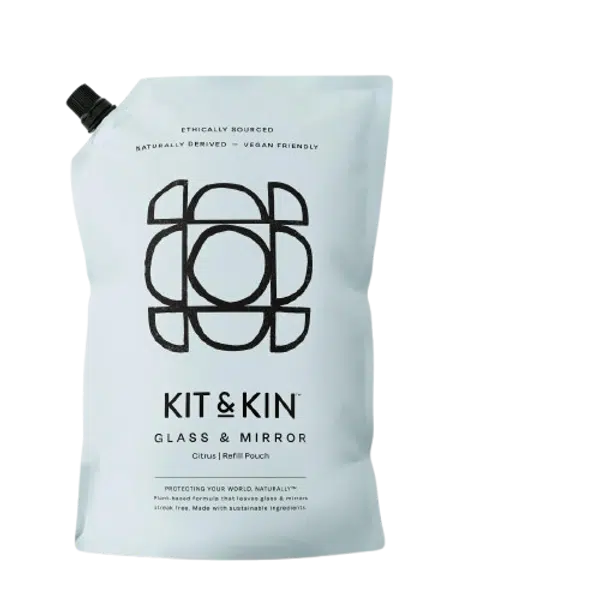 KIT & KIN Čistič na sklo a zrcadla - náplň 1 l