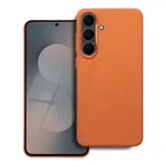 Pouzdro Case KEVLAR compatible with MagSafe pro Apple iPhone 16, oranžová