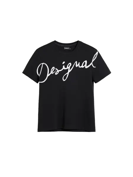 Desigual Tričko  čierna / biela