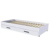 Posteľ dodatočné + zásuvka pod posteľ Verso biela