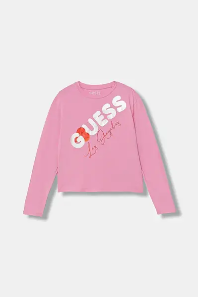 Detské tričko s dlhým rukávom Guess