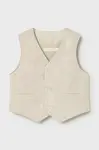 Detská vesta zo zmesi ľanu Mayoral