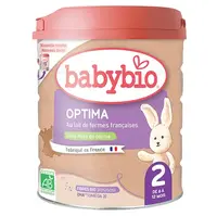 BABYBIO Optima 2 pokračovací kojenecké bio mléko 800 g