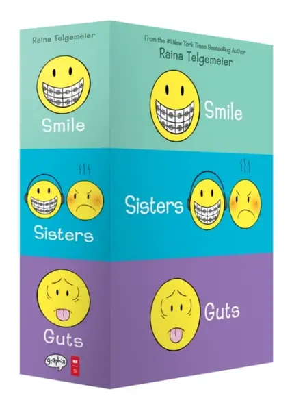 Smile/Sisters/Guts Box Set - Raina Telgemeierová