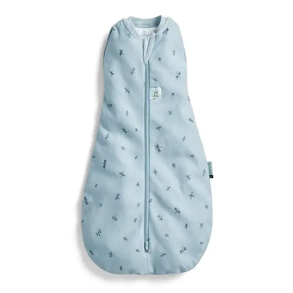 ERGOPOUCH Zavinovačka a vak na spanie 2v1 Cocoon Dragonflies 6-12 m, 8-10 kg, 0,2 tog