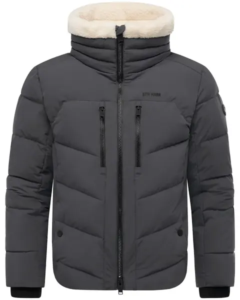 STONE HARBOUR Zimná bunda 'Ansello XX'  antracitová