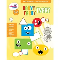 ZÁBAVNÉ UCENÍ FARBY, TVARY Vzdelávací zošit, mix, veľkosť