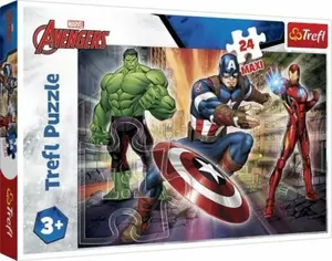 Trefl Puzzle Avenders - Ve světě Avengers MAXI 24 dílků