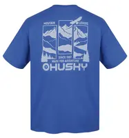Husky Tee View M M, blue Pánské bavlněné triko