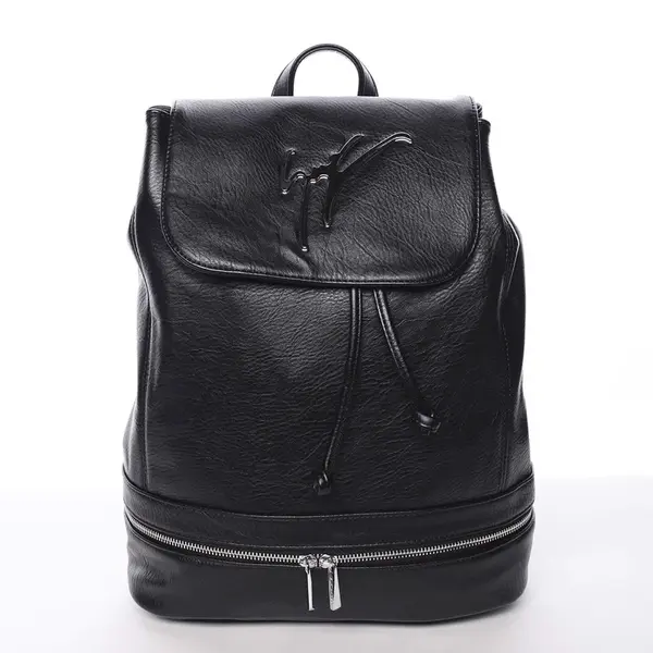 Trendy dámský městský batoh černý - Silvia Rosa Karely