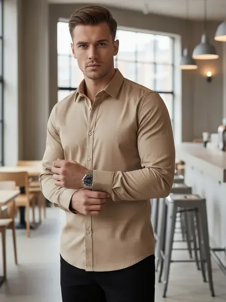 Elegantná pánska košeľa