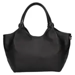 Dámska kožená kabelka Italia Sammy - čierna