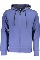 US GRAND POLO MEN'S BLUE ZIP SWEATSHIRT