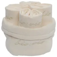 Bio:Vio SADA RUČNÍKŮ NA OBLIČEJ, 30/30 cm, bílá