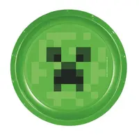 Stor Minecraft 22 cm plastový talíř 1 ks