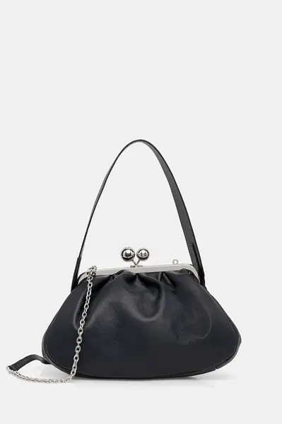 Kožená kabelka Weekend Max Mara CUBICO