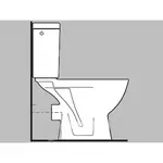 Jika Lyra Plus wc stojaci zadný odpad h8243860000001 2438.6.000.000.1