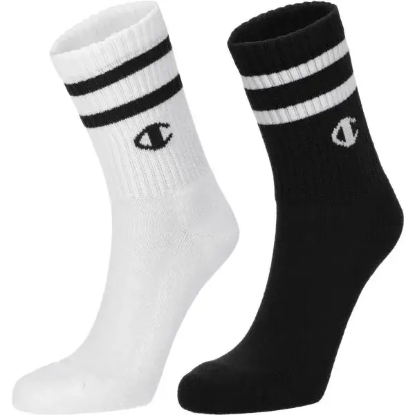 Champion 2PK SHORT CREW Dámské ponožky, černá, velikost 35-38