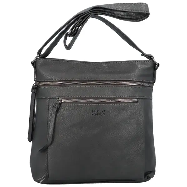 Moderní dámská koženková crossbody Anup, šedá