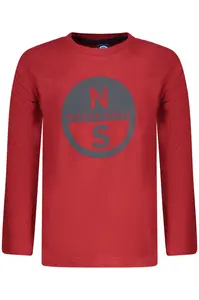 NORTH SAILS KIDS' LONG-SLEEVED T-SHIRT, RED