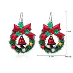 Christmas Alloy Dangle Earrings
