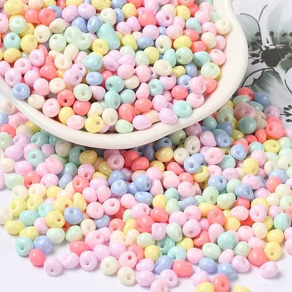 6/0 Opaque Baking Paint Glass Seed Beads