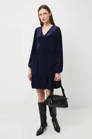 Šaty Medicine tmavomodrá barva, mini