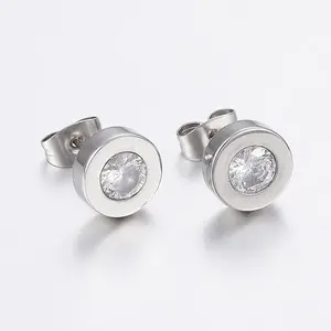 304 Stainless Steel Stud Earrings