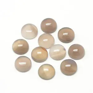 Natural Gray Agate Cabochons