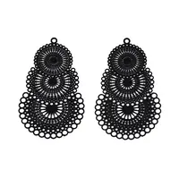 Spray Painted 430 Stainless Steel Pendants