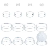 16Pcs 4 Styles Polystyrene Mini Ball Display Bases
