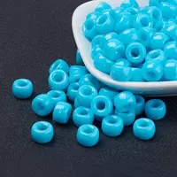 Opaque Acrylic European Beads