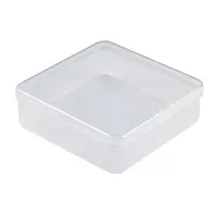 Plastic Bead Containers with Hinged Lid
