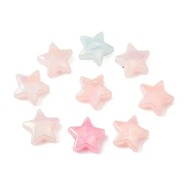 UV Plating Opaque Acrylic Beads