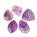 Dyed Natural Striped Agate/Banded Agate Pendants